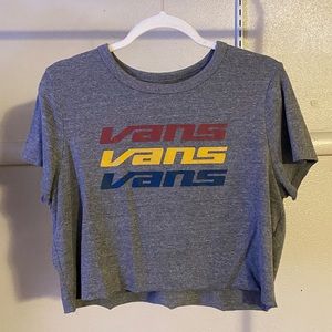 Vans crop womens tee